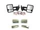 Powered Heated Manual Folding Towing Mirrors with Black and Chrome Caps (07-13 Sierra 1500)