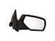 Powered Heated Memory Power Folding Mirror with Puddle Light; Spotter Glass and Turn Signal; Textured Black; Passenger Side (14-18 Sierra 1500)