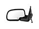 Powered Heated Mirror; Flat Black; Driver Side (99-02 Sierra 1500)