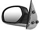 Powered Heated Side Mirror; Black; Driver Side (07-13 Sierra 1500)