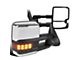 Powered Heated Towing Mirrors with Amber LED Turn Signals; Chrome (03-06 Sierra 1500)