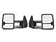 Powered Heated Towing Mirrors with Smoked Turn Signals; Black (99-06 Sierra 1500)