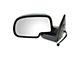 Powered Mirror; Gloss Black; Driver Side (99-02 Sierra 1500)