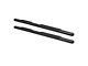 Premier 4 Oval Nerf Side Step Bars with Mounting Kit; Black (14-18 Sierra 1500 Double Cab)