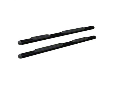 Premier 4 Oval Nerf Side Step Bars with Mounting Kit; Black (14-18 Sierra 1500 Crew Cab)