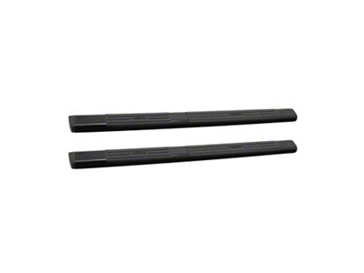 Premier 6 Oval Nerf Side Step Bars with Mounting Kit; Black (14-18 Sierra 1500 Double Cab)