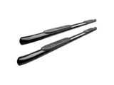 Pro Traxx 4-Inch Oval Side Step Bars; Black (19-25 Sierra 1500 Double Cab)