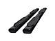 Pro Traxx 6-Inch Oval Side Step Bars; Black (19-24 Sierra 1500 Double Cab)