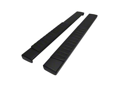 R7 Nerf Side Step Bars; Black (19-24 Sierra 1500 Regular Cab)