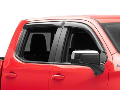 Rain Guards; Smoke (19-25 Sierra 1500 Crew Cab)