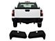 Rear Bumper Cover; Pre-Drilled for Backup Sensors; Gloss Black (07-13 Sierra 1500)