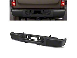 Rear Bumper; Not Pre-Drilled for Backup Sensors; Black (07-13 Sierra 1500)