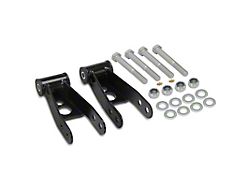 Rear Drop Shachles Lowering Kit; 1 to 2-Inch (99-18 Sierra 1500, Excluding 14-18 Denali)