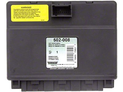 Remanufactured Body Control Module (03-06 Sierra 1500 Regular Cab, Extended Cab)