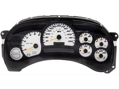 Remanufactured Instrument Cluster; 6-Gauge (03-06 Sierra 1500 w/ Automatic Transmission)