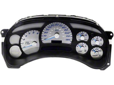 Remanufactured Instrument Cluster; 6-Gauge (03-05 Sierra 1500 w/ Manual Transmission)