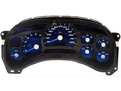 Remanufactured Instrument Cluster; 7-Gauge (03-05 Sierra 1500 w/ Automatic Transmission)