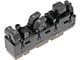 Remanufactured Power Window Switch; Front Driver Side; 5-Button (03-06 Sierra 1500 Regular Cab, Extended Cab)