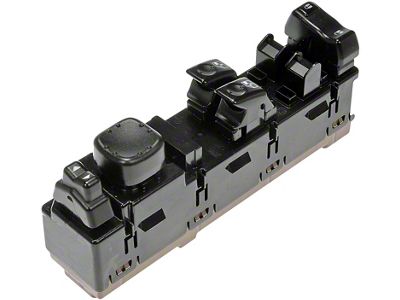 Remanufactured Power Window Switch; Front Driver Side; 5-Button (2006 Sierra 1500 Extended Cab)