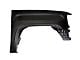 Replacement Aftermarket Fender; Driver Side; Black (14-18 Sierra 1500)