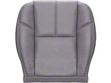 Replacement Bottom Seat Cover; Driver Side; Dark Titanium/Gray Vinyl (07-13 Sierra 1500)