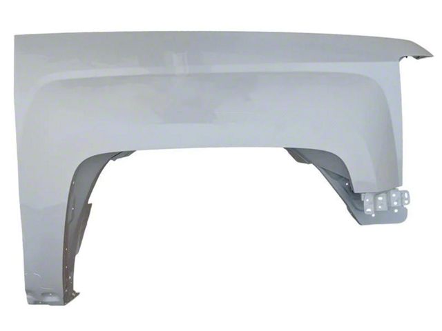 Replacement Fender; Passenger Side; White Diamond Pearl (14-18 Sierra 1500)