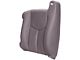 Replacement Top Seat Cover; Driver Side; Dark Pewter/Gray Leather (03-06 Sierra 1500)