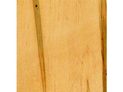 RETROLINER Real Wood Bed Liner; Wormy Maple Wood; HydroSatin Finish; Mild Steel Punched Bed Strips (99-06 Sierra 1500 Fleetside w/ 6.50-Foot Standard Box)