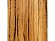 RETROLINER Real Wood Bed Liner; Zebra Wood; HydroSatin Finish; Mild Steel Punched Bed Strips (99-06 Sierra 1500 Fleetside w/ 6.50-Foot Standard Box)