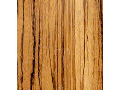 RETROLINER Real Wood Bed Liner; Zebra Wood; HydroShine Finish; Mild Steel Punched Bed Strips (14-18 Sierra 1500 w/ 5.80-Foot Short Box)