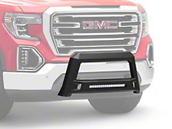 Revolution Bull Bar with LED Light Bar; Black (19-24 Sierra 1500)