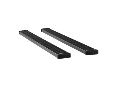 Grip Step 7-Inch Running Boards without Mounting Brackets; Textured Black (99-18 Sierra 1500 Extended/Double Cab w/ 6.50-Foot Standard Box; 04-18 Sierra 1500 Crew Cab w/ 5.80-Foot Short Box)