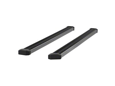 SlimGrip 5-Inch Running Boards without Mounting Brackets; Textured Black (07-24 Sierra 1500 Crew Cab)