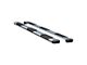 O-Mega II 6-Inch Wheel-to-Wheel Oval Side Step Bars without Mounting Brackets; Silver (99-13 Sierra 1500 Extended Cab w/ 8-Foot Long Box; 14-24 Sierra 1500 Crew Cab w/ 6.50-Foot Standard Box)