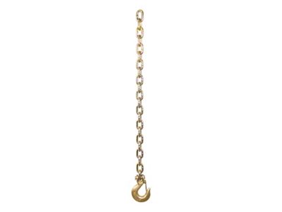 Safety Chain with One Clevis Hook; 35-Inch; 24,000 lb.