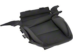 Seat Bottom Cushion Cover; Driver Side; Black (14-20 Sierra 1500 w/o Heated Seats)