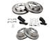 Semi-Metallic 6-Lug Brake Rotor and Pad Kit; Front and Rear (99-06 Sierra 1500)