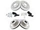 Semi-Metallic 6-Lug Brake Rotor and Pad Kit; Front and Rear (02-04 Sierra 1500 w/ 13-Inch Rotors & Quadrasteer; 05-06 4WD Sierra 1500 w/ 13-Inch Rotors & Quadrasteer)