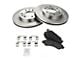 Semi-Metallic 6-Lug Brake Rotor and Pad Kit; Front (05-06 Sierra 1500 w/ Rear Drum Brakes)