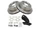 Semi-Metallic 6-Lug Brake Rotor and Pad Kit; Rear (99-06 Sierra 1500 w/ 12.80-Inch Rotors)