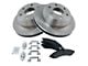 Semi-Metallic 6-Lug Brake Rotor and Pad Kit; Rear (02-06 Sierra 1500 w/ 13-Inch Rotors & Quadrasteer)