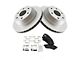 Semi-Metallic 6-Lug Brake Rotor and Pad Kit; Rear (03-06 Sierra 1500 w/ Single Piston Rear Calipers)