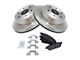 Semi-Metallic 6-Lug Brake Rotor and Pad Kit; Rear (07-13 Sierra 1500)