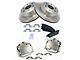 Semi-Metallic 6-Lug Brake Rotor, Pad and Caliper Kit; Rear (07-13 Sierra 1500)