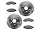 Semi-Metallic 6-Lug Brake Rotor and Pad Kit; Rear (07-08 Sierra 1500)