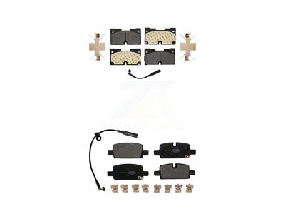 Semi-Metallic Brake Pads; Front and Rear (19-25 Sierra 1500)