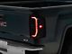 Sequential LED C-Bar Tail Lights; Black Housing; Smoke Lens (14-18 Sierra 1500)