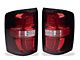 Sequential LED C-Bar Tail Lights; Chrome Housing; Red/Clear Lens (14-18 Sierra 1500)