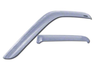 Tape-Onz Sidewind Deflectors; Front and Rear; Chrome (99-06 Sierra 1500 Extended Cab)