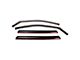 Side Window Deflectors; Smoked (19-24 Sierra 1500 Crew Cab)